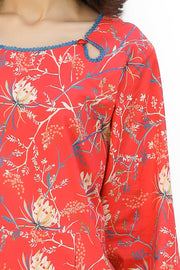 Safwa Printed Lawn Pret 2Pc Suit (Shirt/Trouser) 2301-04