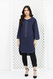 Safwa Embroidered Pret Lawn 1Pc Shirt 2301-12-DE