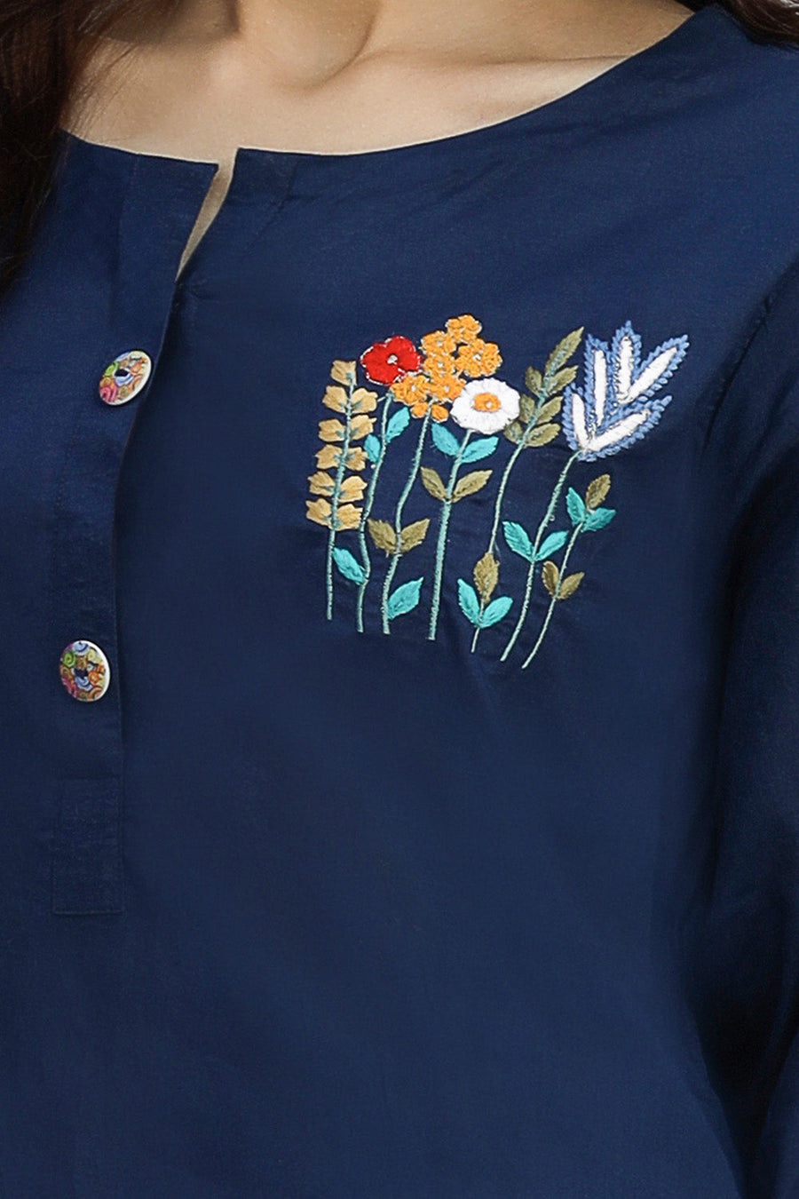 Safwa Embroidered Pret Lawn 1Pc Shirt 2301-16-DE