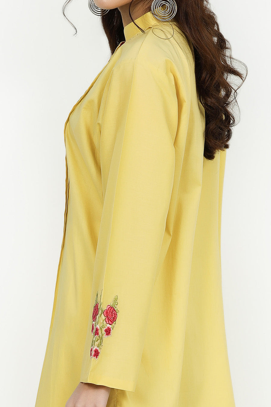Safwa Embroidered Pret Lawn 1Pc Shirt 2301-19-DE