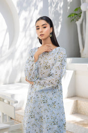 Safwa Orla Unstitched Printed Lawn 2Piece Suit - OR 83
