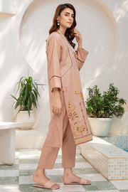 Safwa Embroidered Cotton Pret 2Pc Suit ( Shirt / Trouser ) 2P-EMB-150