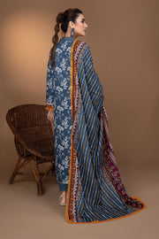 Ixora by Safwa Fine Printed Doria Lawn Unstitched 3Pc Suit ICS-29