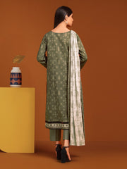 edenrobe Allure Printed Khaddar Unstitched 3Pc Suit EWU23A3-27131-3P