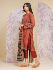 edenrobe Allure Lawn Unstitched Printed 3Pc Suit EWU24A1-26249-3P