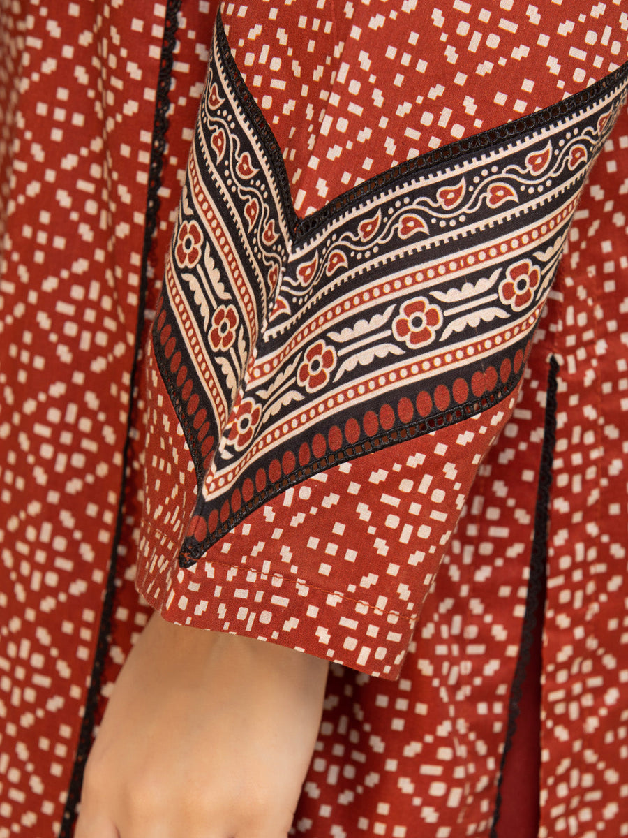 edenrobe Allure Lawn Unstitched Printed 3Pc Suit EWU24A1-26249-3P