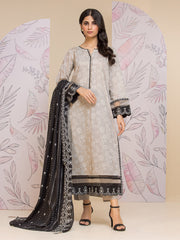edenrobe Allure Lawn Unstitched Printed 3Pc Suit EWU24A1-28018-3P