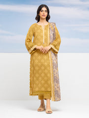 edenrobe Allure Lawn Unstitched Printed 3Pc Suit EWU24A1-28209-3P