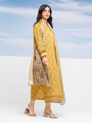 edenrobe Allure Lawn Unstitched Printed 3Pc Suit EWU24A1-28209-3P