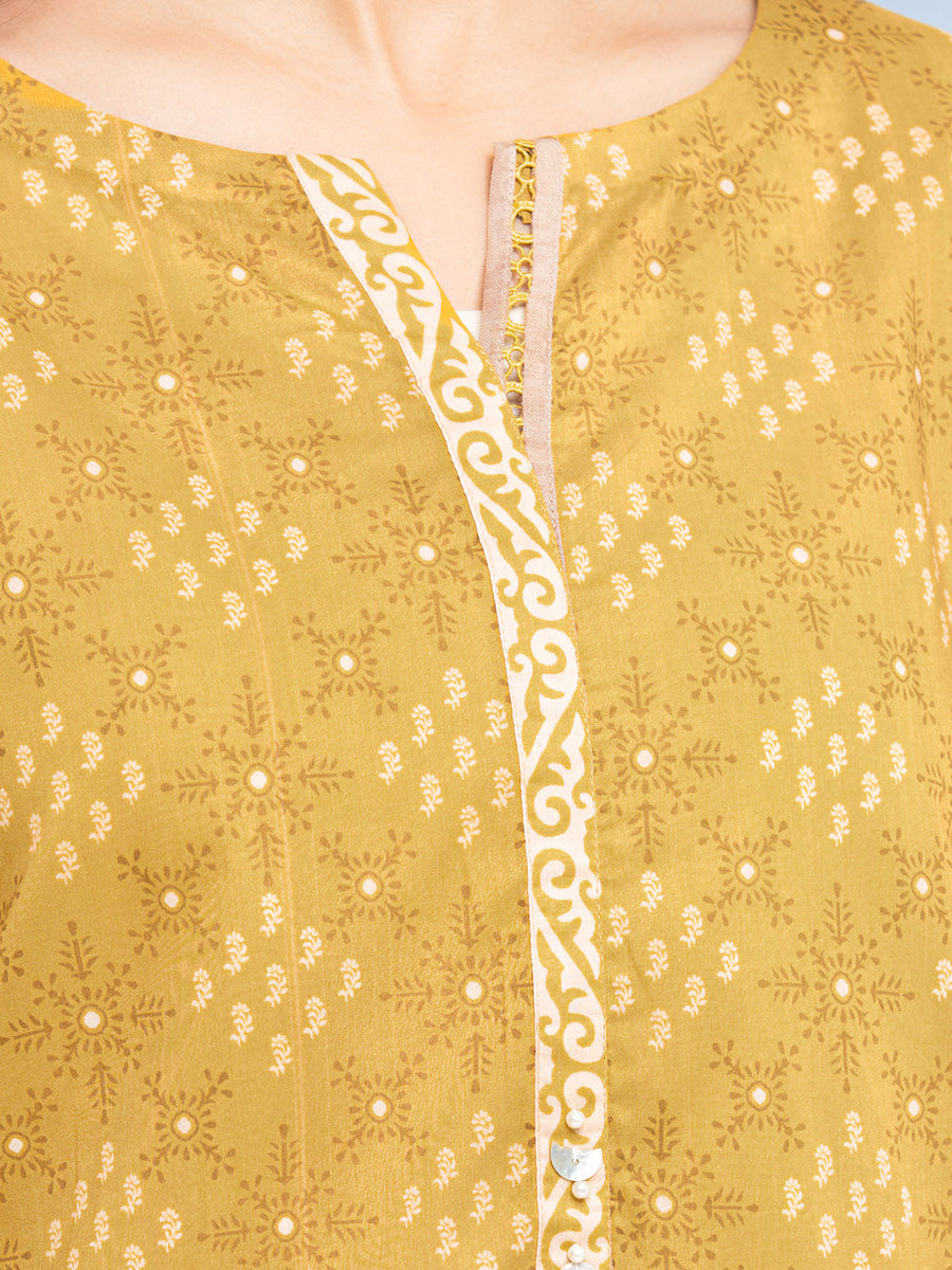 edenrobe Allure Lawn Unstitched Printed 3Pc Suit EWU24A1-28209-3P