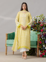 edenrobe Premium Embroidered Lawn Unstitched 3Pc Suit EWU22V1-26510
