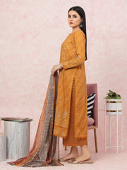 edenrobe Premium Embroidered Lawn Unstitched 3Pc Suit EWU22V1-26542