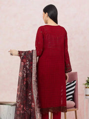 edenrobe Premium Festive Unstitched Lawn 3Pc Suit EWU22V1-26563