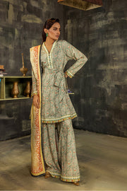 Melora by Safwa Digital Printed Doria Viscose Unstitched 3Pc Suit MLO-04