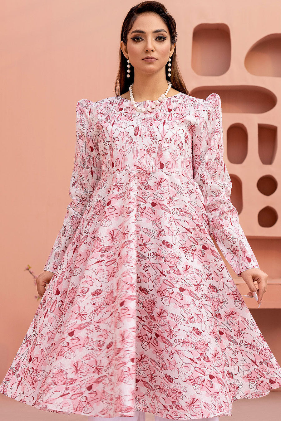 Safwa Orla Unstitched Printed Lawn 2Piece Suit - OR 65