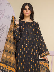 edenrobe Allure Lawn Unstitched Printed 3Pc Suit EWU24A1-26233-3P