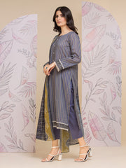 edenrobe Allure Lawn Unstitched Printed 3Pc Suit EWU24A1-26280-3P