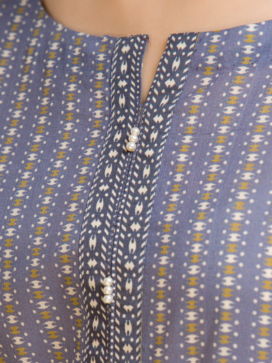 edenrobe Allure Lawn Unstitched Printed 3Pc Suit EWU24A1-26280-3P