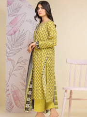 edenrobe Allure Lawn Unstitched Printed 3Pc Suit EWU24A1-26452-3P