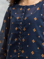 edenrobe Allure Lawn Unstitched Printed 3Pc Suit EWU24A1-28076