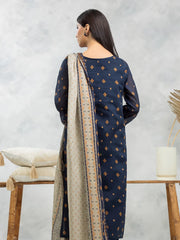edenrobe Allure Lawn Unstitched Printed 3Pc Suit EWU24A1-28076