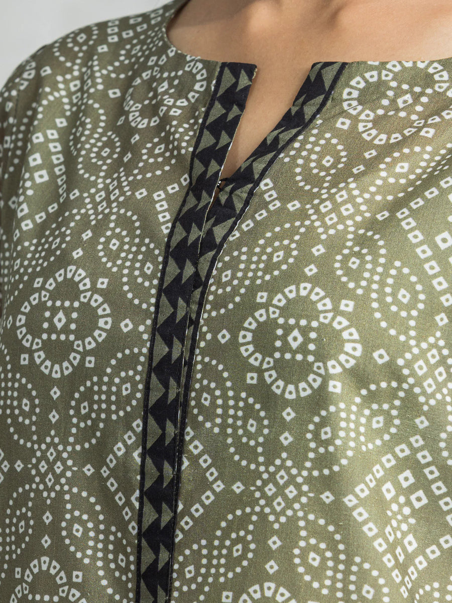 edenrobe Allure Lawn Unstitched Printed 3Pc Suit EWU24A1-28125
