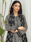 edenrobe Allure Lawn Unstitched Printed 3Pc Suit EWU24A1-28133