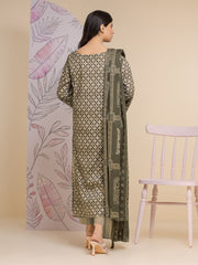 edenrobe Allure Lawn Unstitched Printed 3Pc Suit EWU24A1-28182-3P