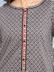edenrobe Allure Lawn Unstitched Printed 3Pc Suit EWU24A1-28206-3P
