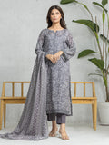 edenrobe Allure Lawn Unstitched Printed 3Pc Suit EWU24A1-28362