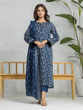 edenrobe Allure Lawn Unstitched Printed 3Pc Suit EWU24A1-28364