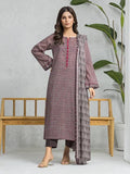 edenrobe Allure Lawn Unstitched Printed 3Pc Suit EWU24A1-28398