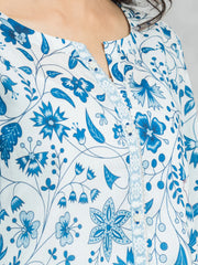 edenrobe Allure Lawn Unstitched Printed 3Pc Suit EWU24A1-28452