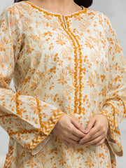 edenrobe Allure Lawn Unstitched Printed 3Pc Suit EWU24A1-28503