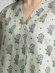 edenrobe Allure Lawn Unstitched Printed 3Pc Suit EWU24A1-28573
