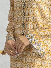 edenrobe Allure Lawn Unstitched Printed 3Pc Suit EWU24A1-29001