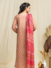 edenrobe Allure Lawn Unstitched Printed 3Pc Suit EWU24A1-29057-3P