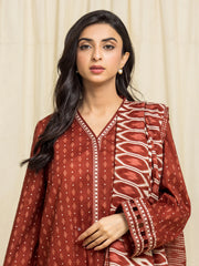edenrobe Allure Lawn Unstitched Printed 3Pc Suit EWU24A1-29067
