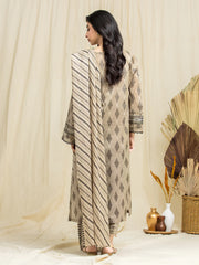 edenrobe Allure Lawn Unstitched Printed 3Pc Suit EWU24A1-29071