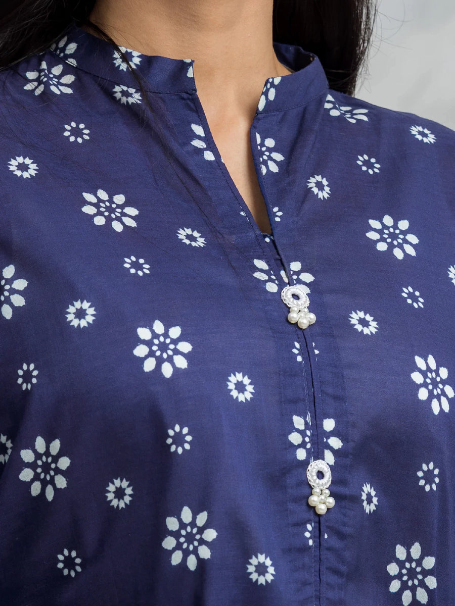 edenrobe Allure Lawn Unstitched Printed 3Pc Suit EWU24A1-29079-3P
