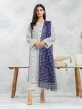 edenrobe Allure Lawn Unstitched Printed 3Pc Suit EWU24A1-29097