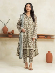 edenrobe Allure Cambric Unstitched Printed 2Pc Suit EWU24A2-29026ST