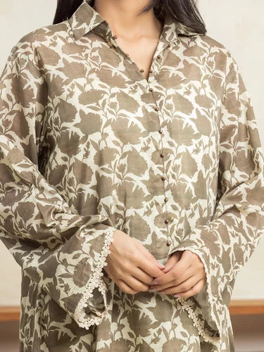 edenrobe Allure Cambric Unstitched Printed 2Pc Suit EWU24A2-29026ST