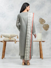 edenrobe Allure Cambric Unstitched Printed 2Pc Suit EWU24A2-29049ST