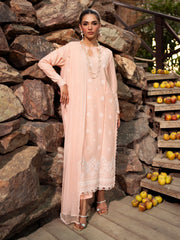 edenrobe Festive Ensembles Unstitched Cambric 3Pc Suit EWU24V2-30138