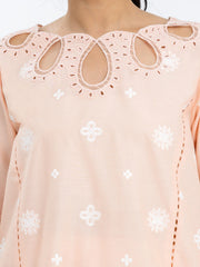 edenrobe Festive Ensembles Unstitched Cambric 3Pc Suit EWU24V2-30138