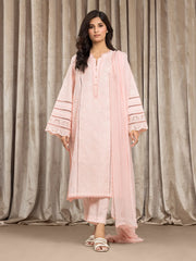 edenrobe Festive Ensembles Unstitched Cambric 3Pc Suit EWU24V2-30152