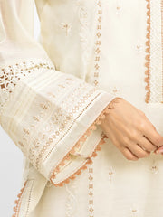 edenrobe Premium Festive Unstitched Chanderi 3Pc Suit EWU24V6-30116