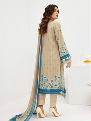 Al Kareem Gul-e-Lala Digital Printed Lawn Unstitched 3Pc Suit D-2576