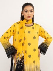 Al Kareem Gul-e-Lala Digital Printed Lawn Unstitched 3Pc Suit D-2578